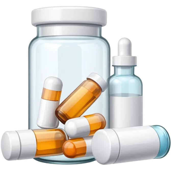 medicine pills and bottle emoji