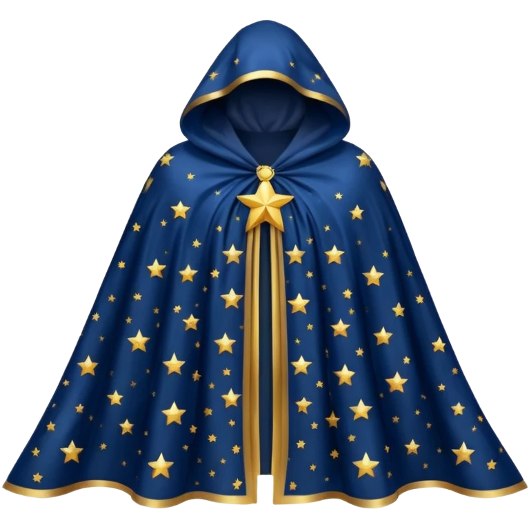 a fantasy magic star pattern cloak emoji