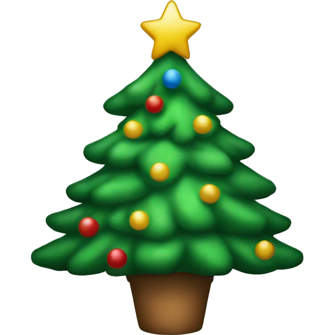 Christmas tree emoji