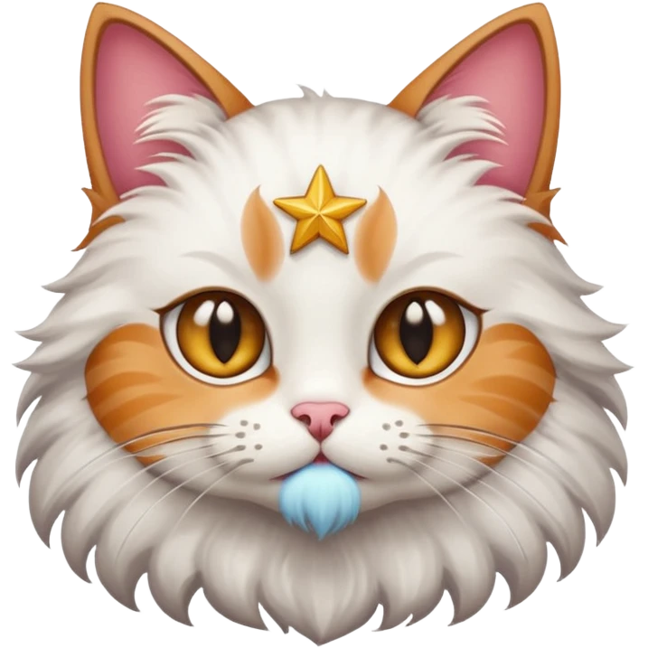 Cat with star eyes emoji