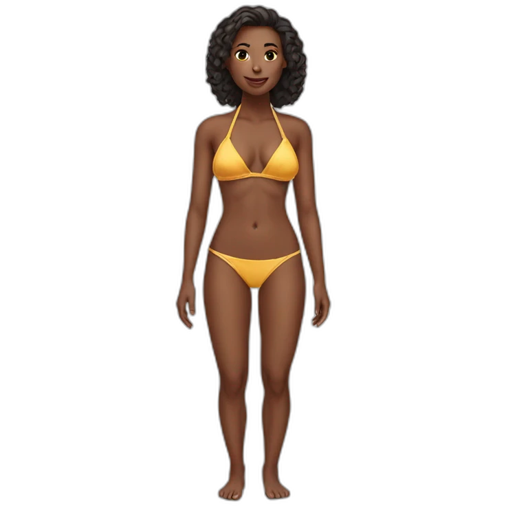 Women in bikini emoji