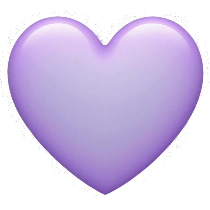 pastel purple heart  emoji