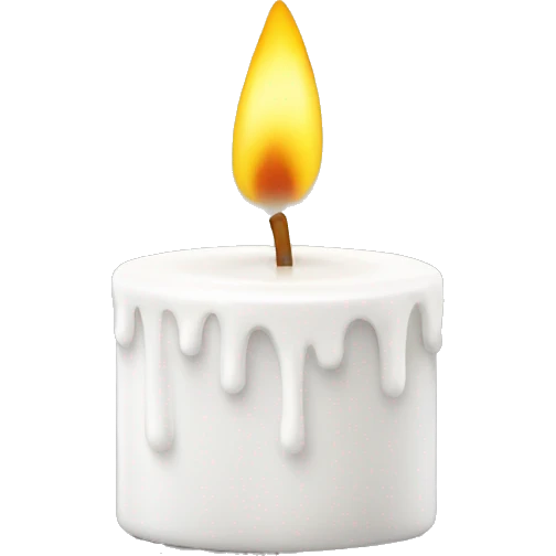 White candel emoji
