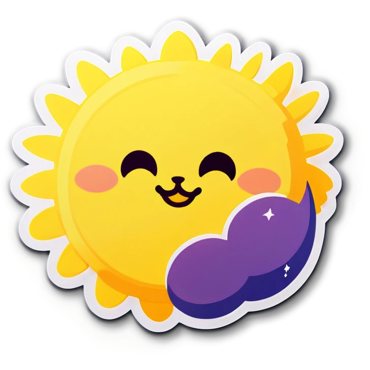 Cute good night  emoji