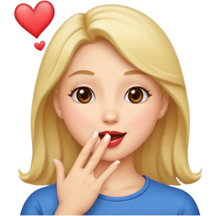 Blowing a kiss  emoji