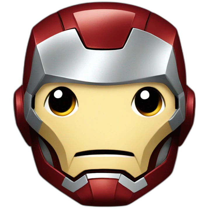 cute Iron man emoji