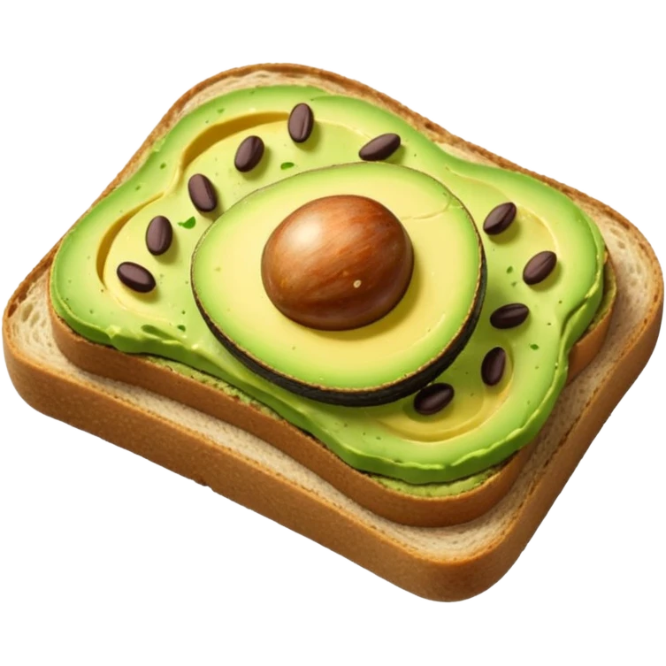 avocado toast no seed  emoji