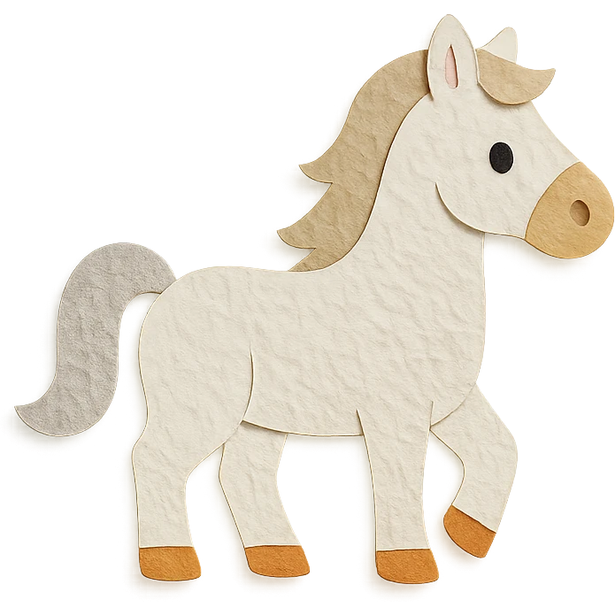 white horse emoji