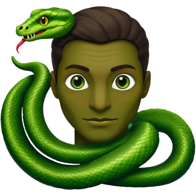 snake man emoji