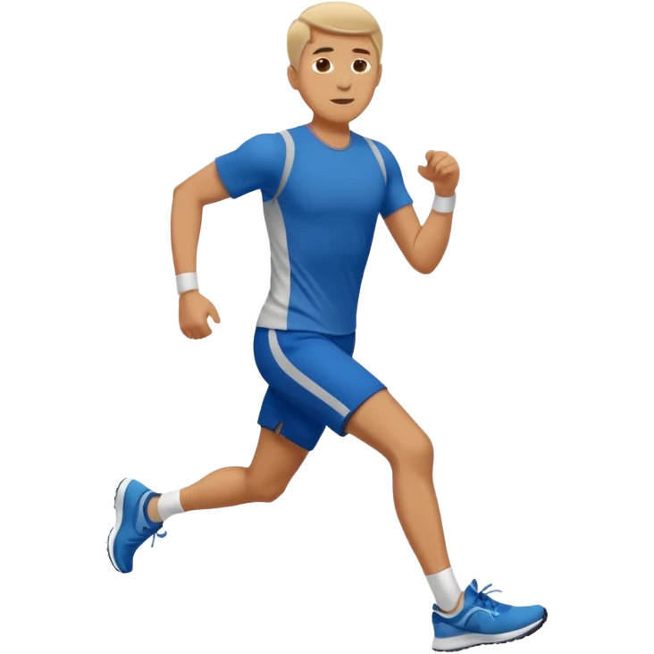 Morning Jogger man emoji
