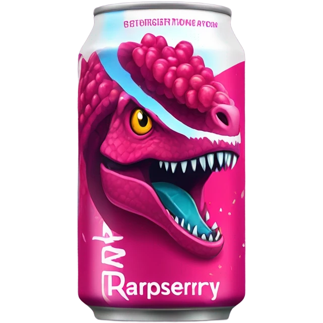 Raspberry raptor Energy Drink  emoji