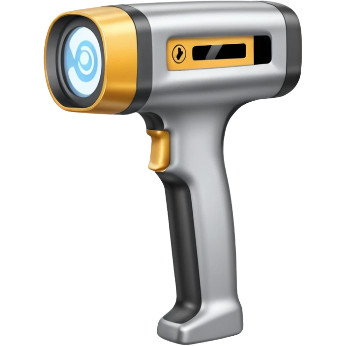 Hand-held metal scanner  emoji