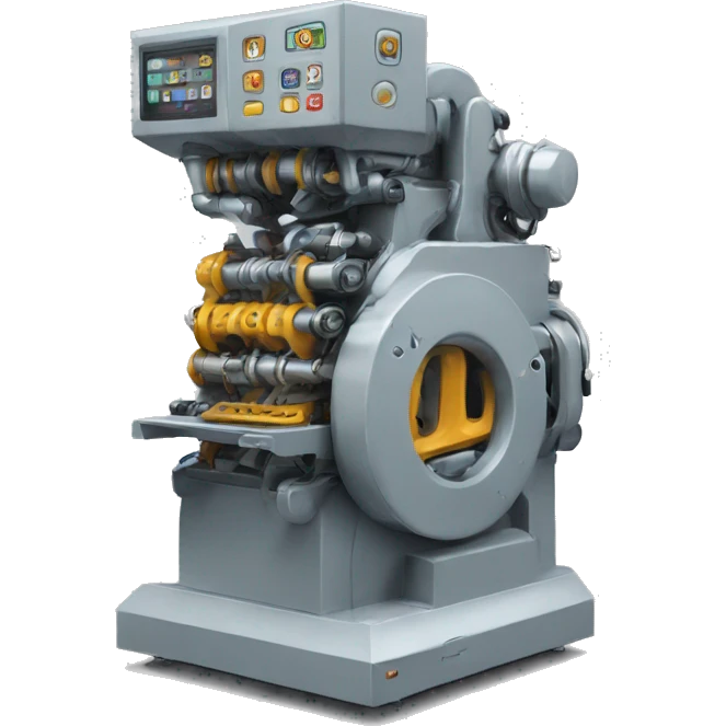machine on a solid background emoji