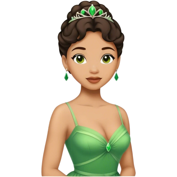 Tiana Disney princess emoji