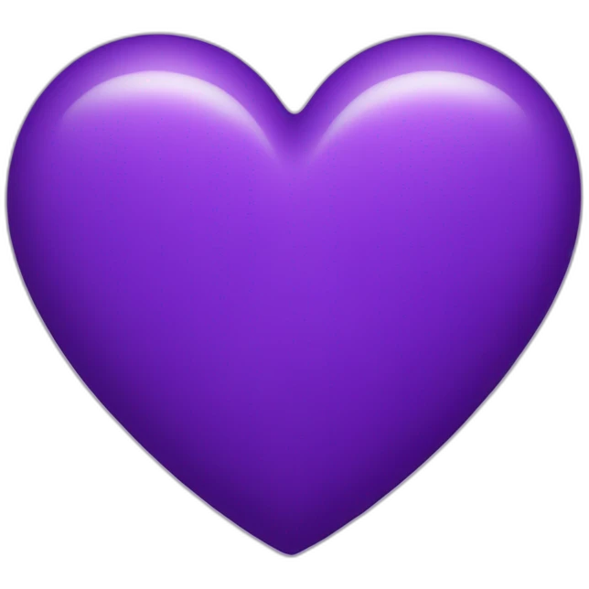 purple heart emoji