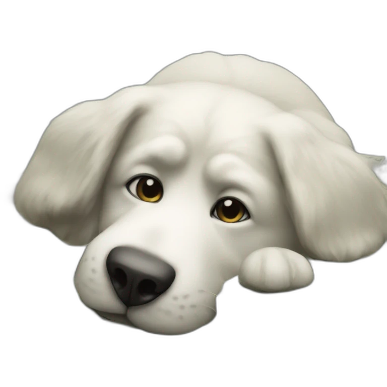 dollar is buried with a paw emoji