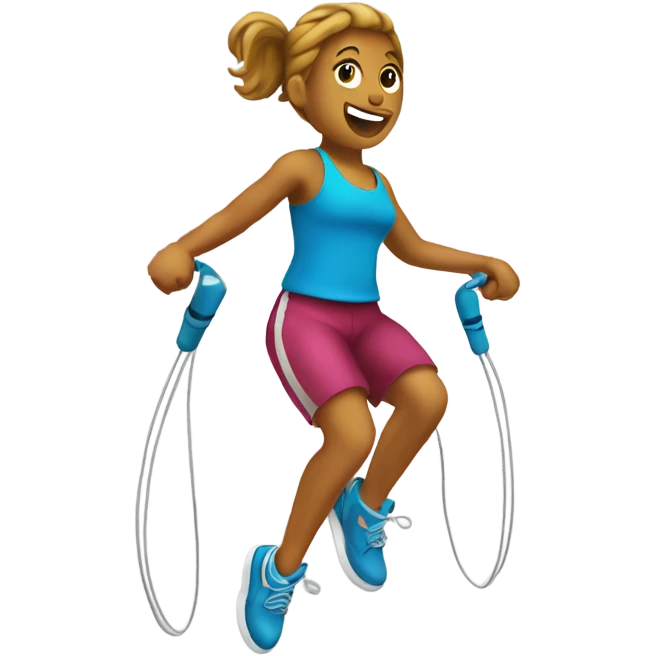 Jump rope emoji