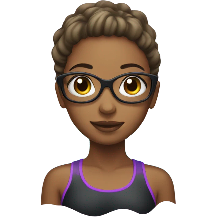 Girl swimming emoji