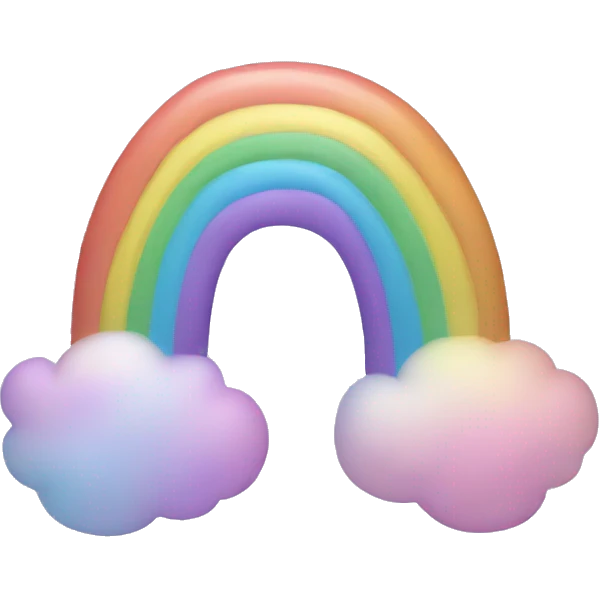 pastel rainbow emoji