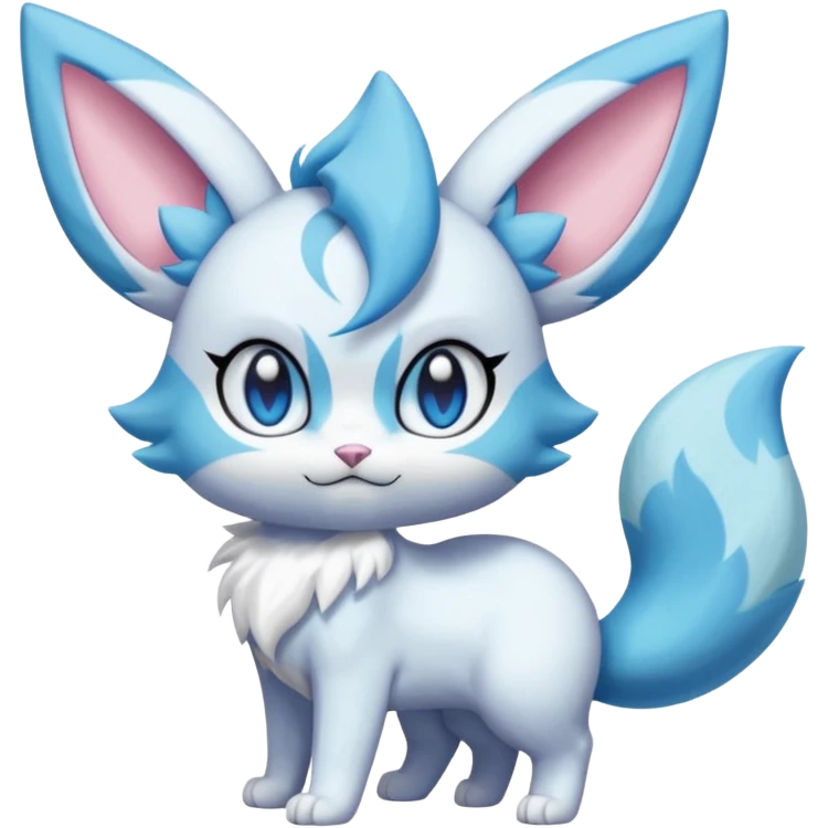  Fey Toony Espurr-Glaceon-Skitty-Delcatty-Sprigatito-Purrloin-fusion-hybrid emoji