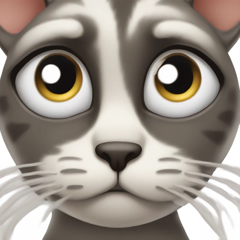 Cat with sad eyes emoji