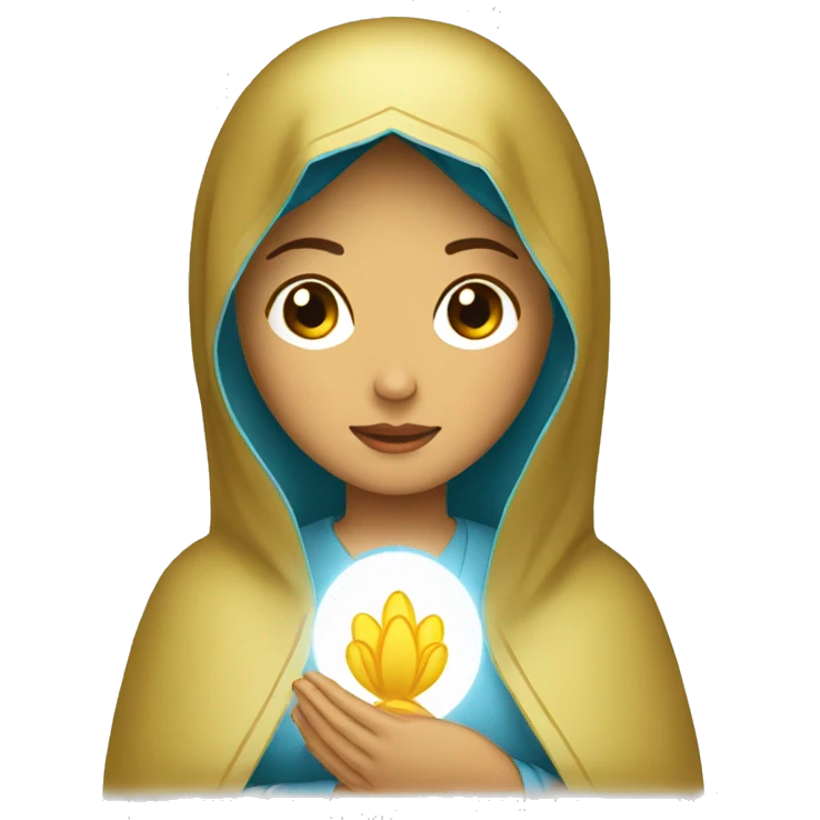 Virgen maria emoji