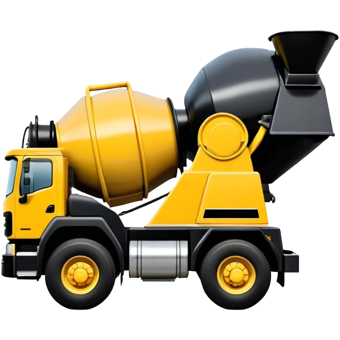 Cement Mixer - Mack Granite (Model Year: 2022) (Iconic colour: Yellow and black) emoji