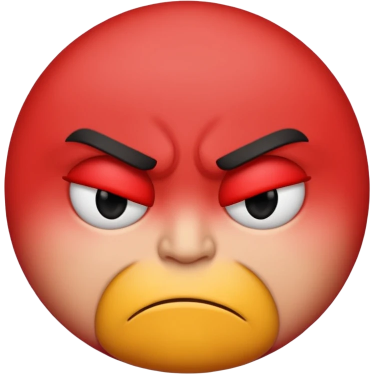‘Sleepy angry emoji with attitude’.” emoji
