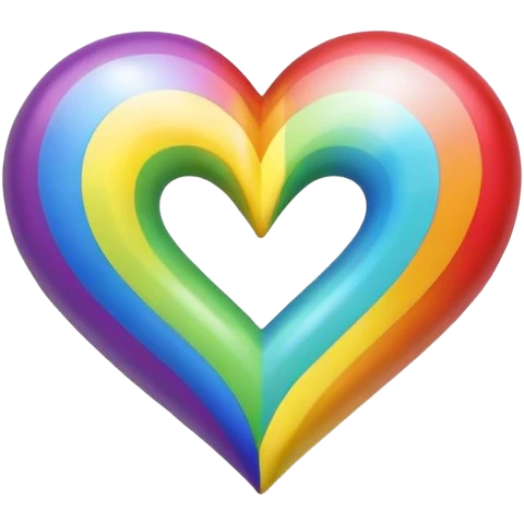 rainbow heart emoji