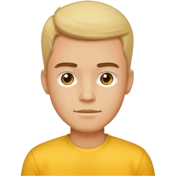Guy wearing yellow shirt emoji