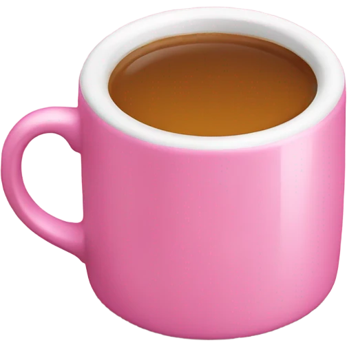 english tea in pink mug emoji