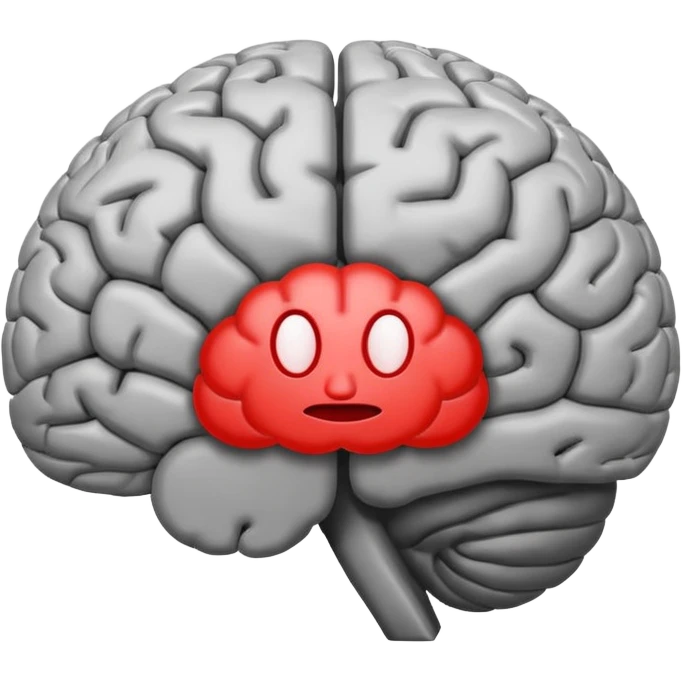 Brains emoji with red x over it (to signify no brains) emoji