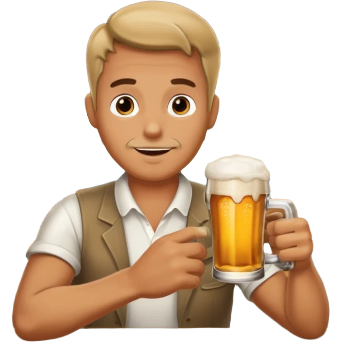 Man drinking at a bar  emoji