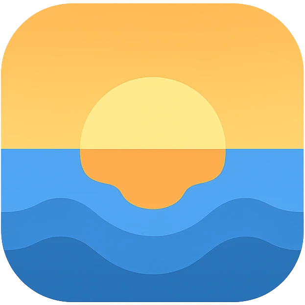 ocean sunset horizon emoji