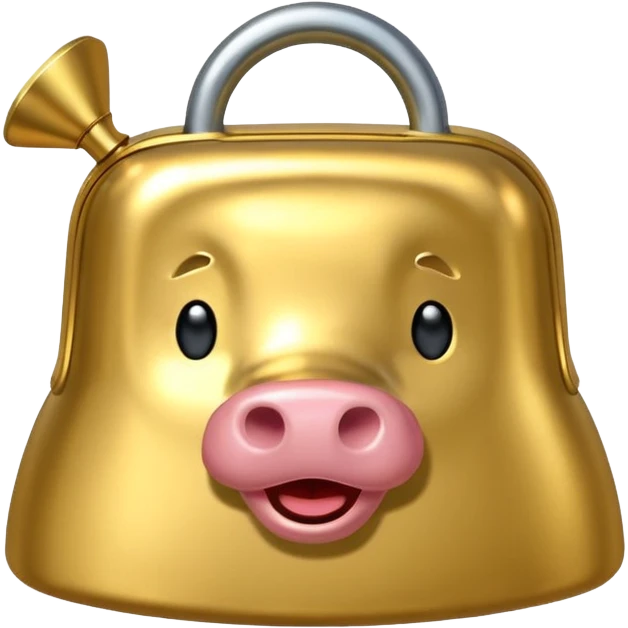 gold cow bell emoji
