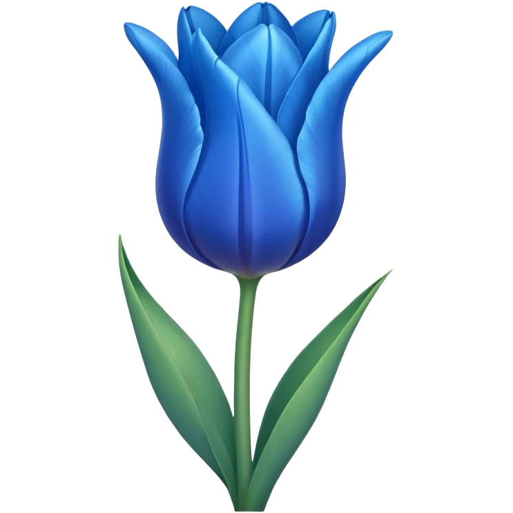 tulipan celeste emoji