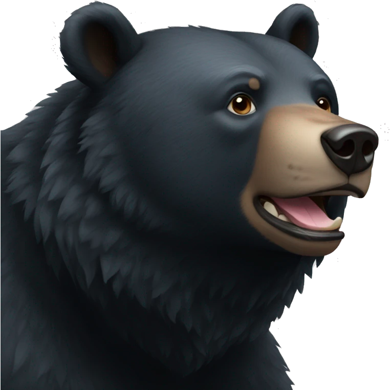 black bear emoji