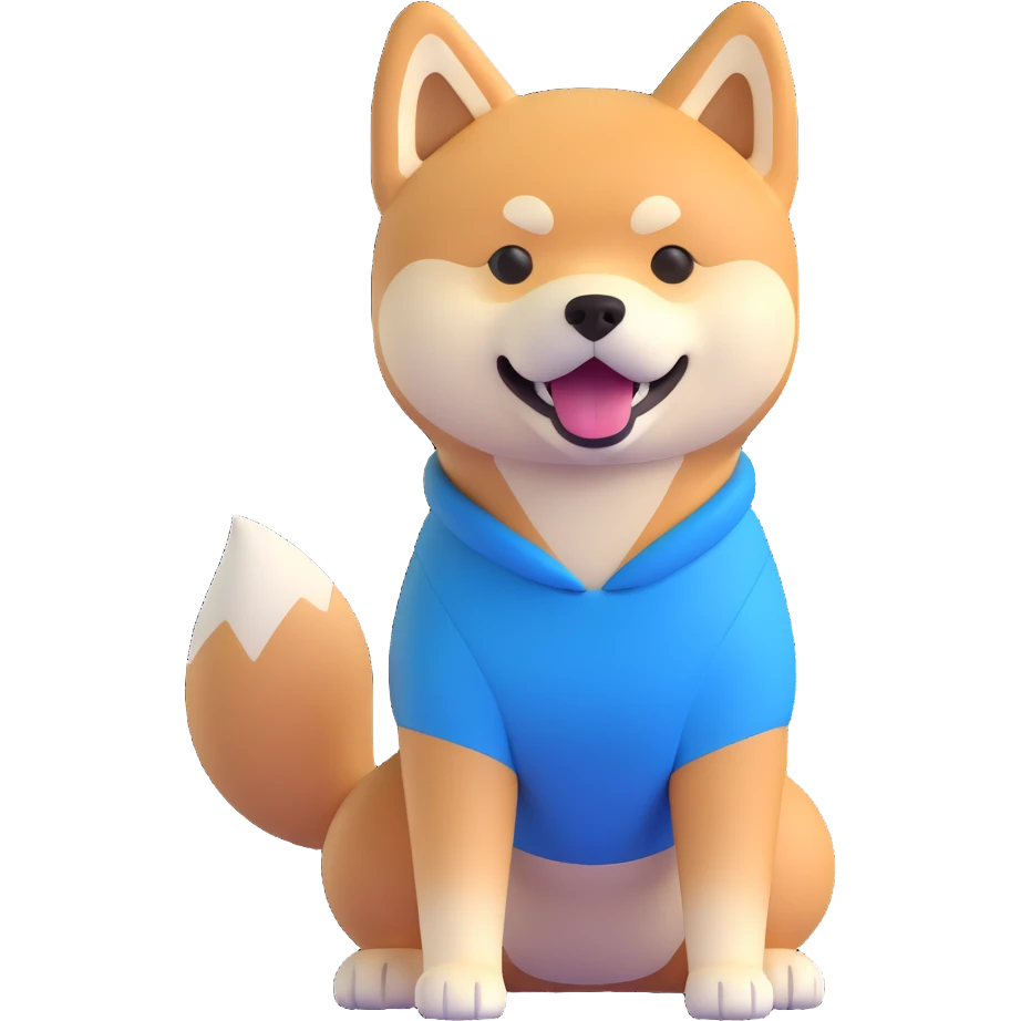 shiba inu fitness emoji