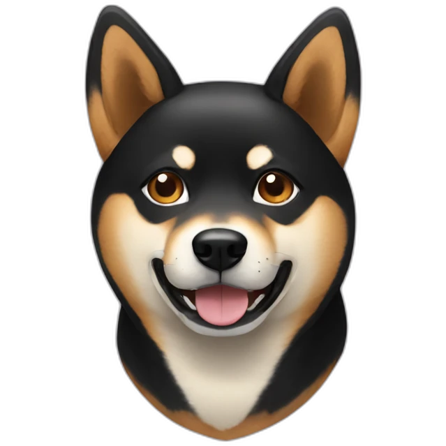 Black-Shiba-inu emoji