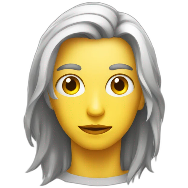 Persona con los ojos amarillos  emoji