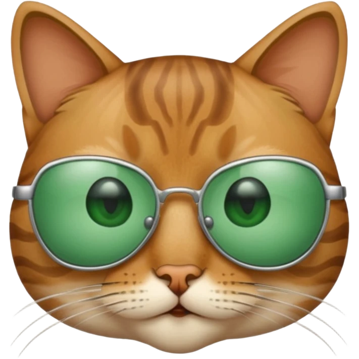 Cat wearing sunglasses emoji
