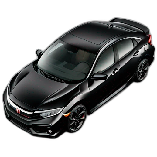 honda civic g8 si black vtec emoji