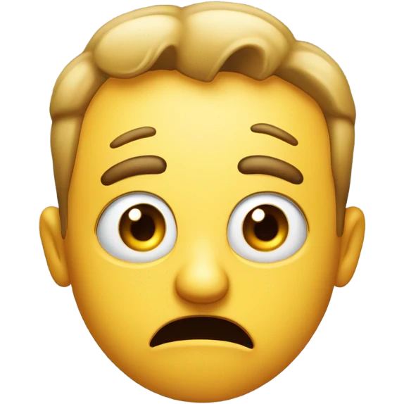 Shocked Face after someone says something crazy emoji