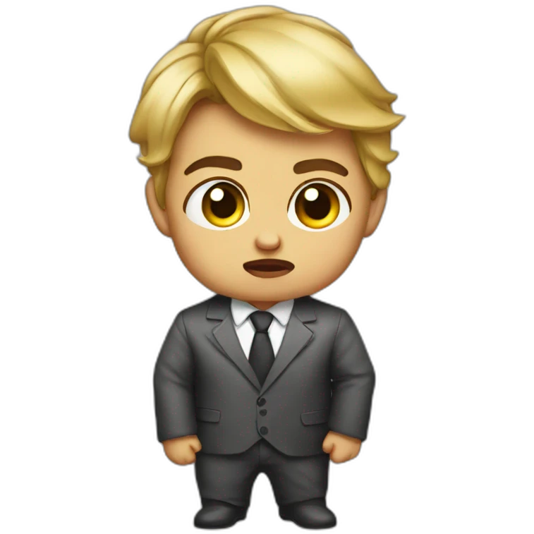Pissed off baby boss emoji