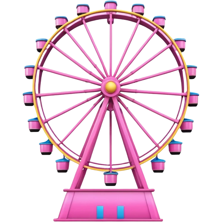 mix pink Ferris wheel emoji