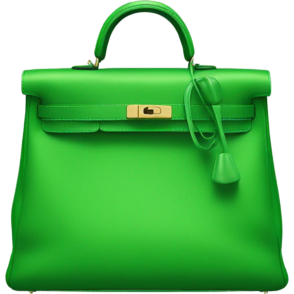 Green Hermes Kelly  emoji