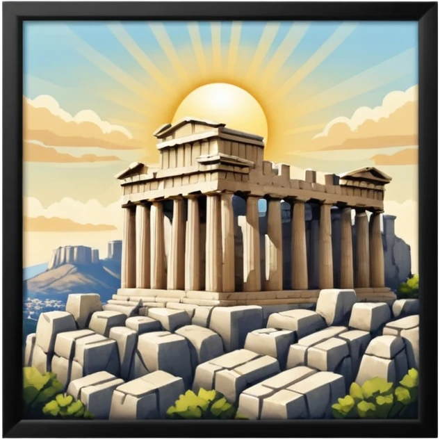 acropolis of athens emoji