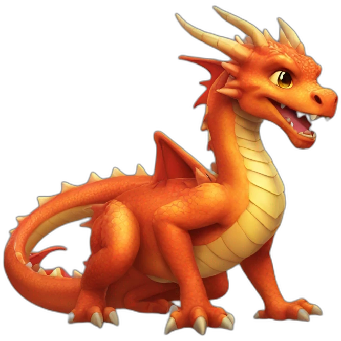 Sexy dragon emoji