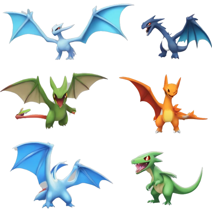  Latios-Silvally-Flygon-Charizard-Fakemon emoji