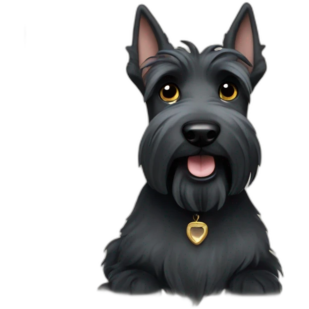 Scottish terrier pride emoji